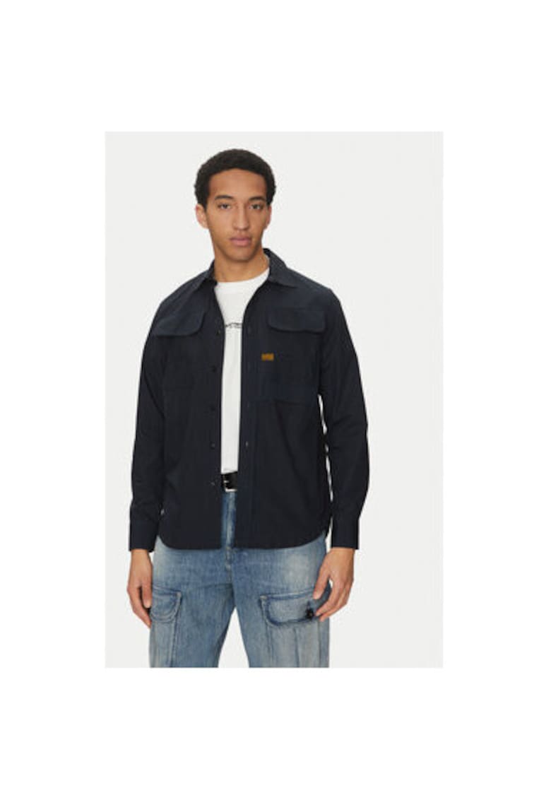 Camasa barbati G Star Raw - D26470-C973 - Bumbac - Bleumarin - Bleumarin
