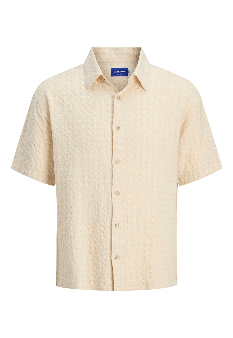 Camasa barbati Jack Jones - 12277184 - Bumbac - Bej - Bej