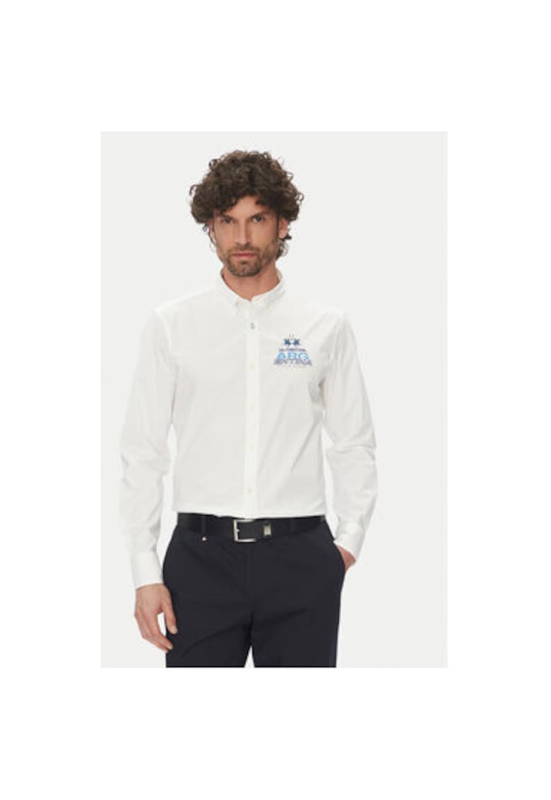 Camasa barbati  MAC601 PP483 - Bumbac - Alb - Alb