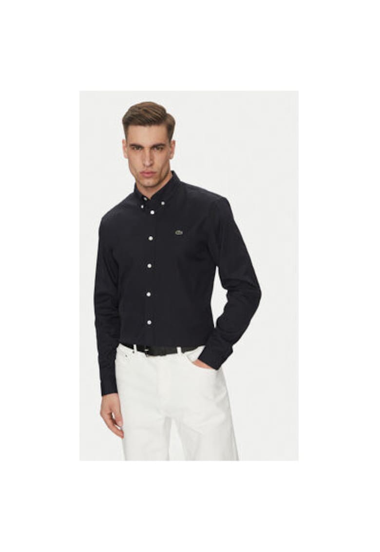 Camasa barbati  CH2933 - Bumbac organic - Negru - Negru