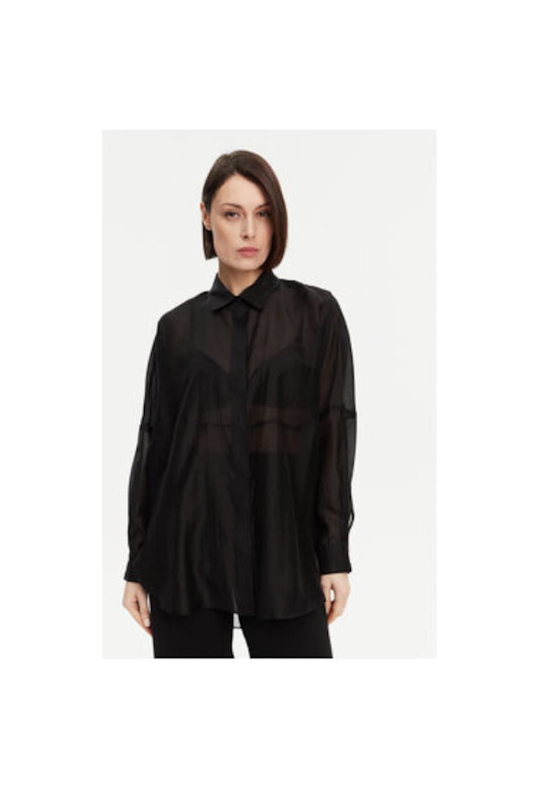 Camasa dama  53-7068 - Lyocell/Poliester - Negru - Negru