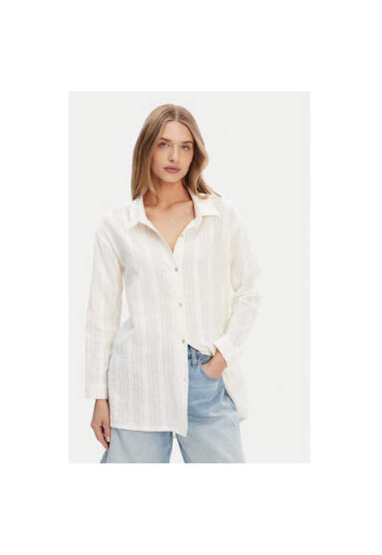 Camasa dama  ERJX603447 - Bumbac - Ecru - Ecru