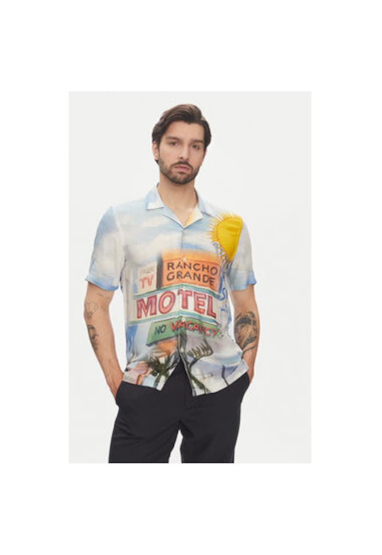 Camasa barbati  Viscoza - Multicolor
