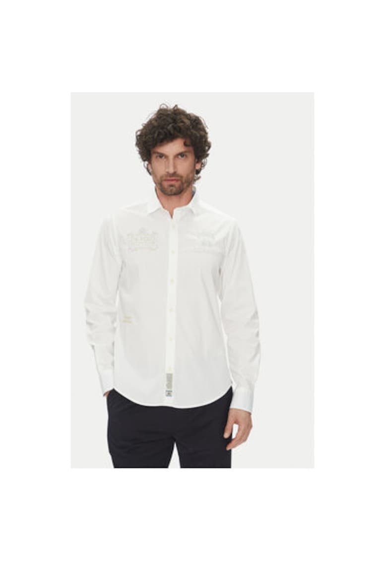 Camasa barbati  MACE30 PP483 - Bumbac - Alb - Alb