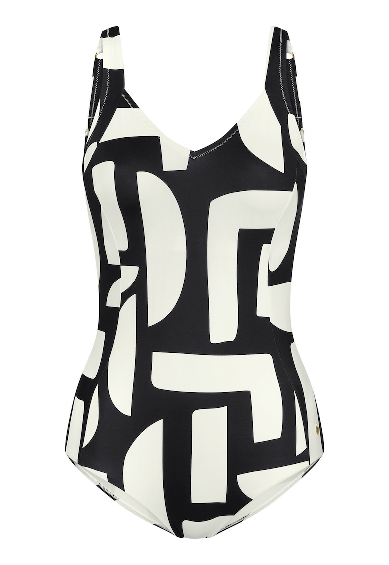 Costum de baie  pentru femei - Negru/Ecru