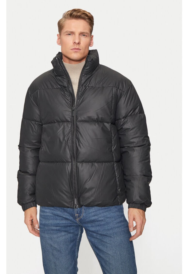 Geaca barbati -  304684708 - Piele ecologica - Negru - Negru