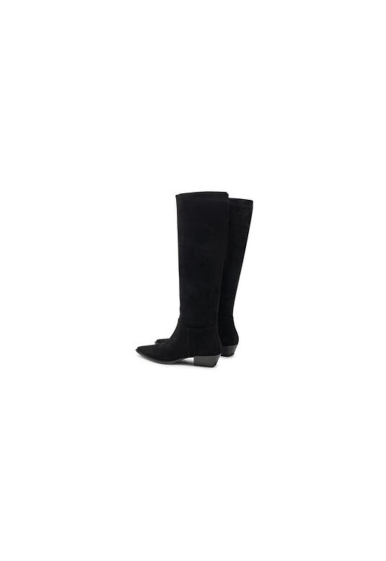 Cizme dama  304622960 - Piele naturala - Negru - Negru