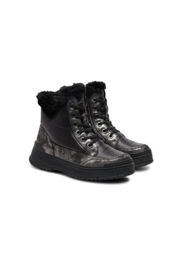 Ghete dama  304311697 - Piele naturala - Negru - Negru