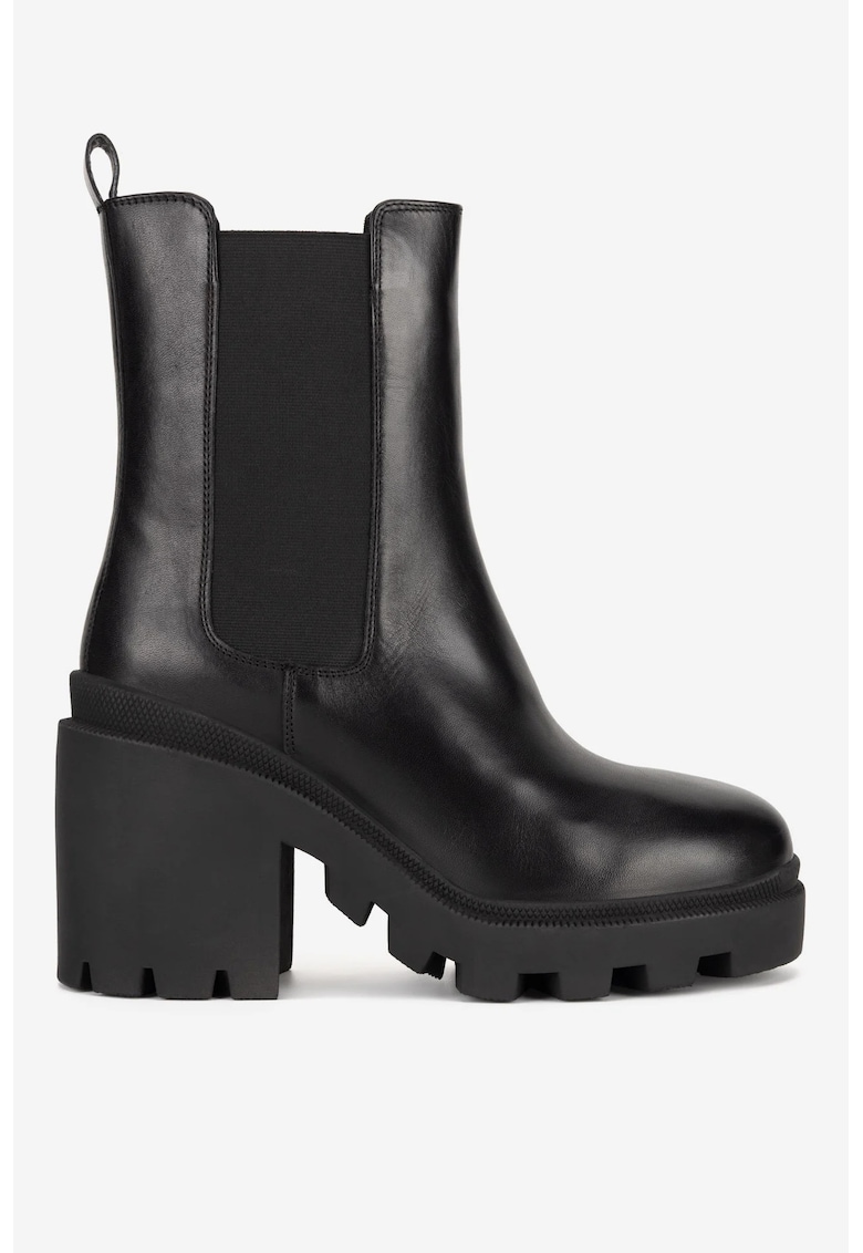 Ghete dama  5905588958871 - Piele naturala - Negru - Negru