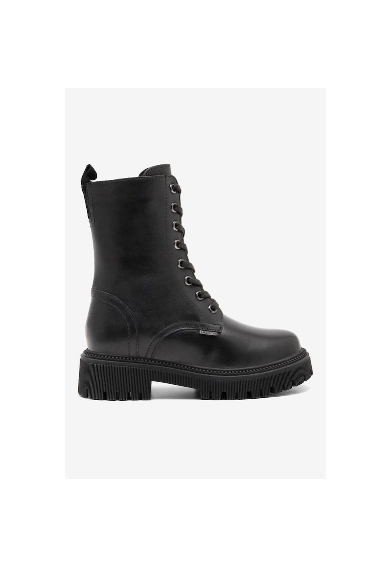Ghete fete  5905588763789 - Piele naturala - Negru - Negru