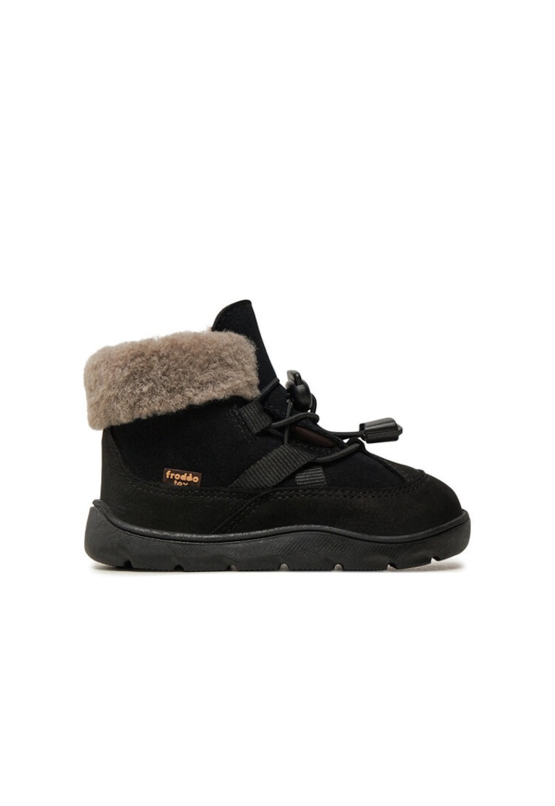 Ghete fete  304390944 - Piele naturala - Negru - Negru