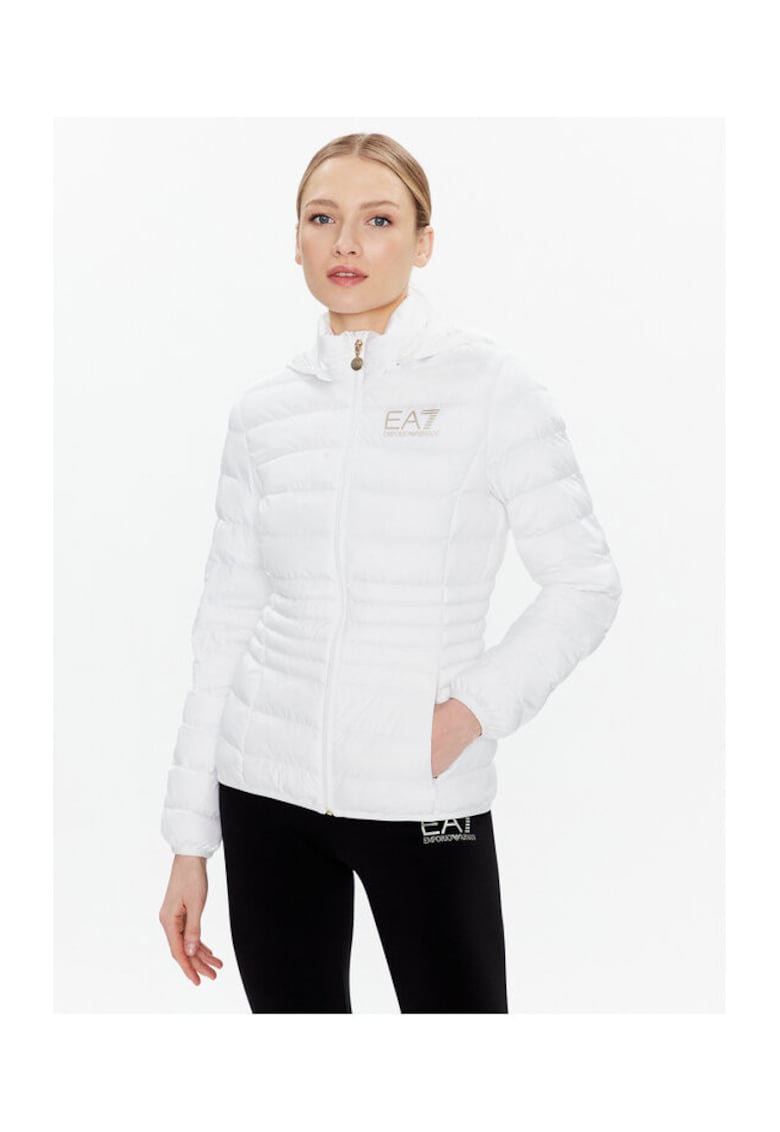 Jacheta dama  Emporio Armani - 8NTB23 TNF8Z - Poliester - Alb - Alb