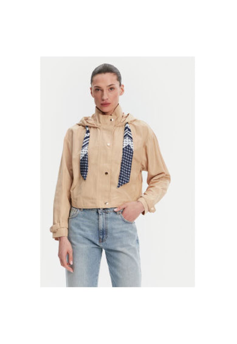 Jacheta dama  511BD35009 - Poliester - Bej - Bej
