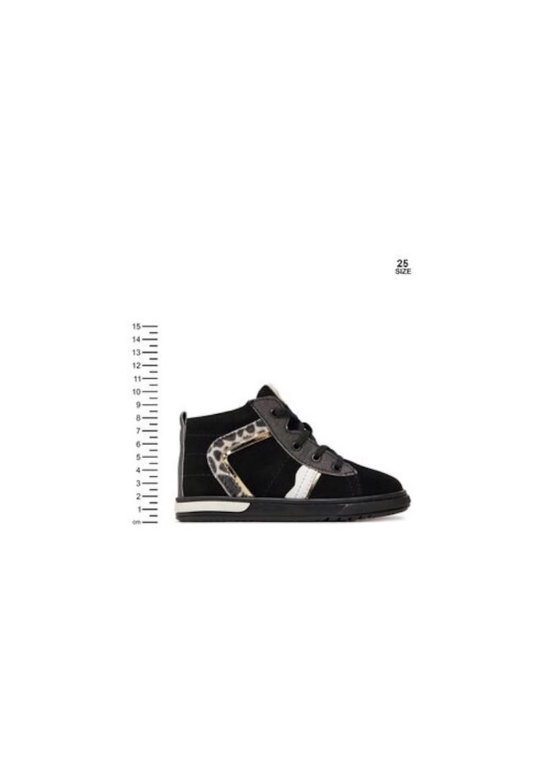 Ghete fete  304326790 - Piele naturala - Negru - Negru