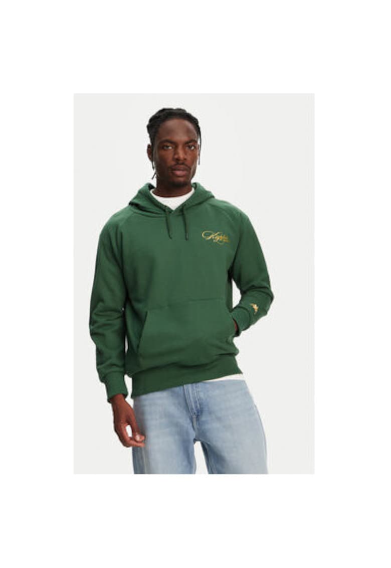 Hanorc barbati  341T54W - Bumbac organic - Verde - Verde