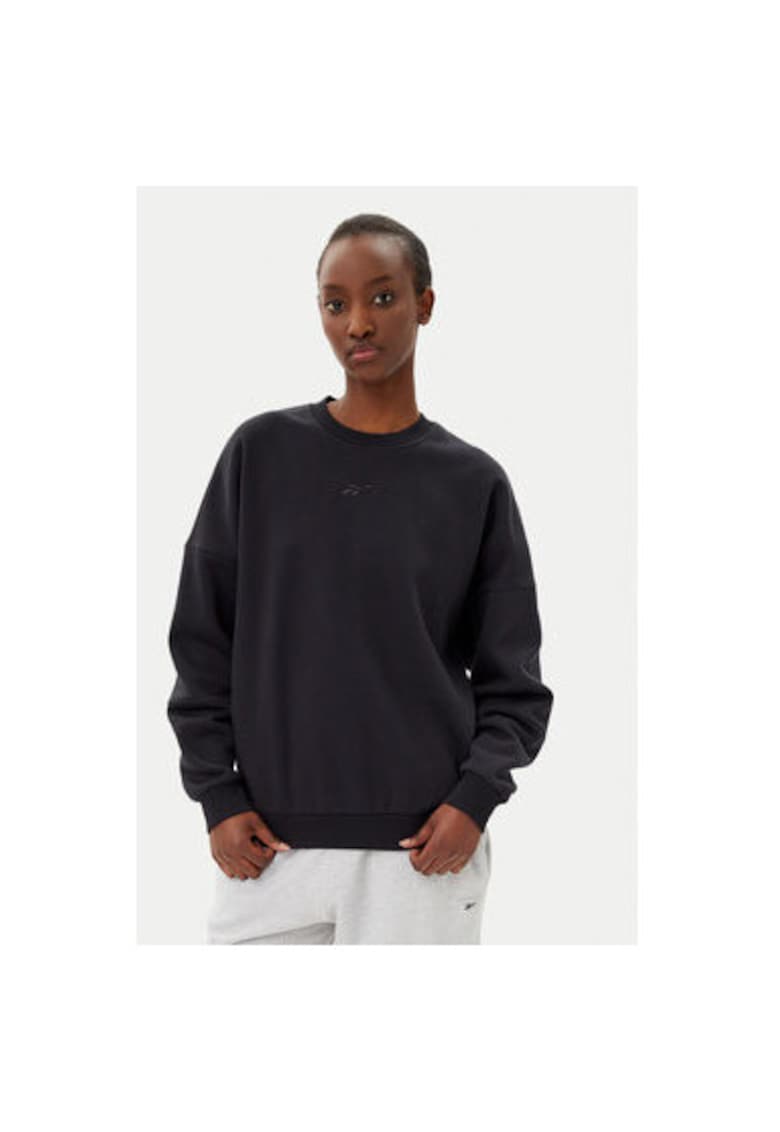 Hanorc dama  100075359 - Bumbac/Poliester - Negru - Negru