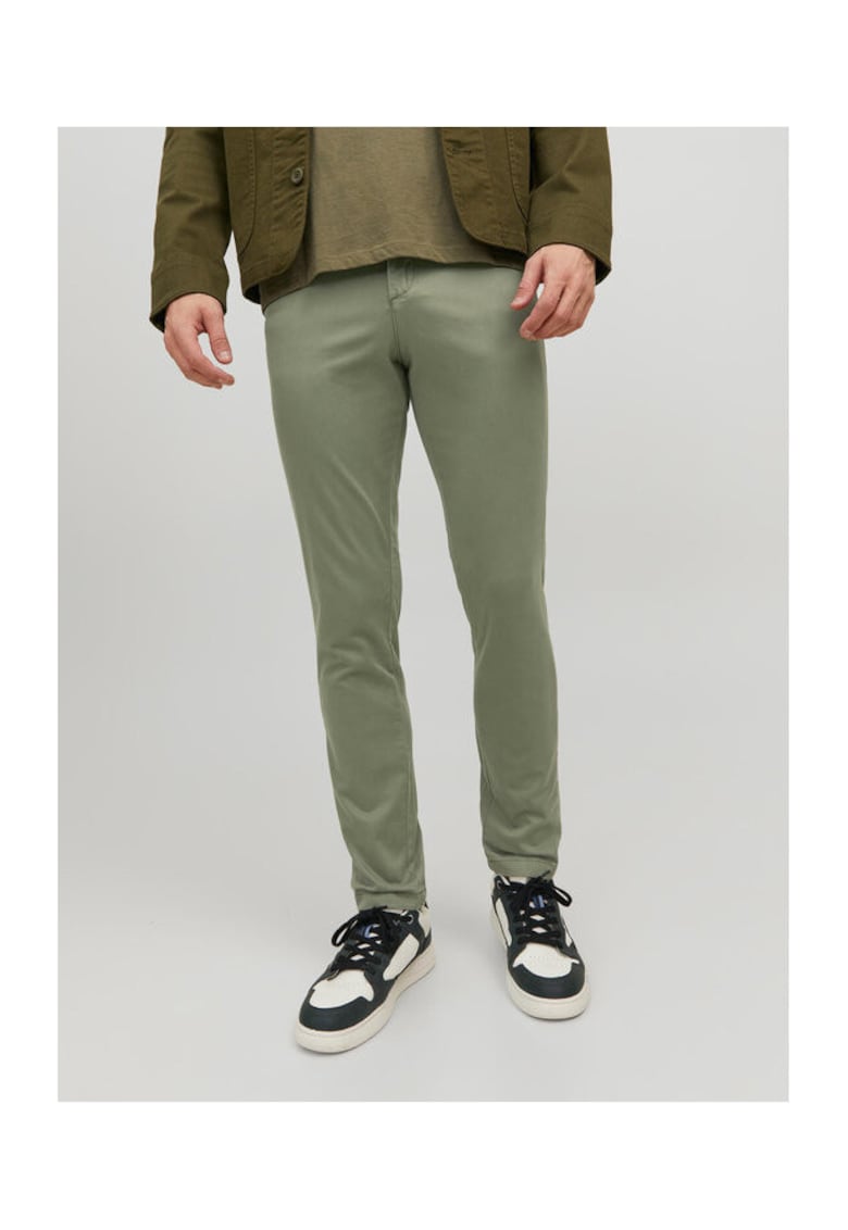 Pantaloni barbati -  301838104 - Bumbac - Verde - Verde