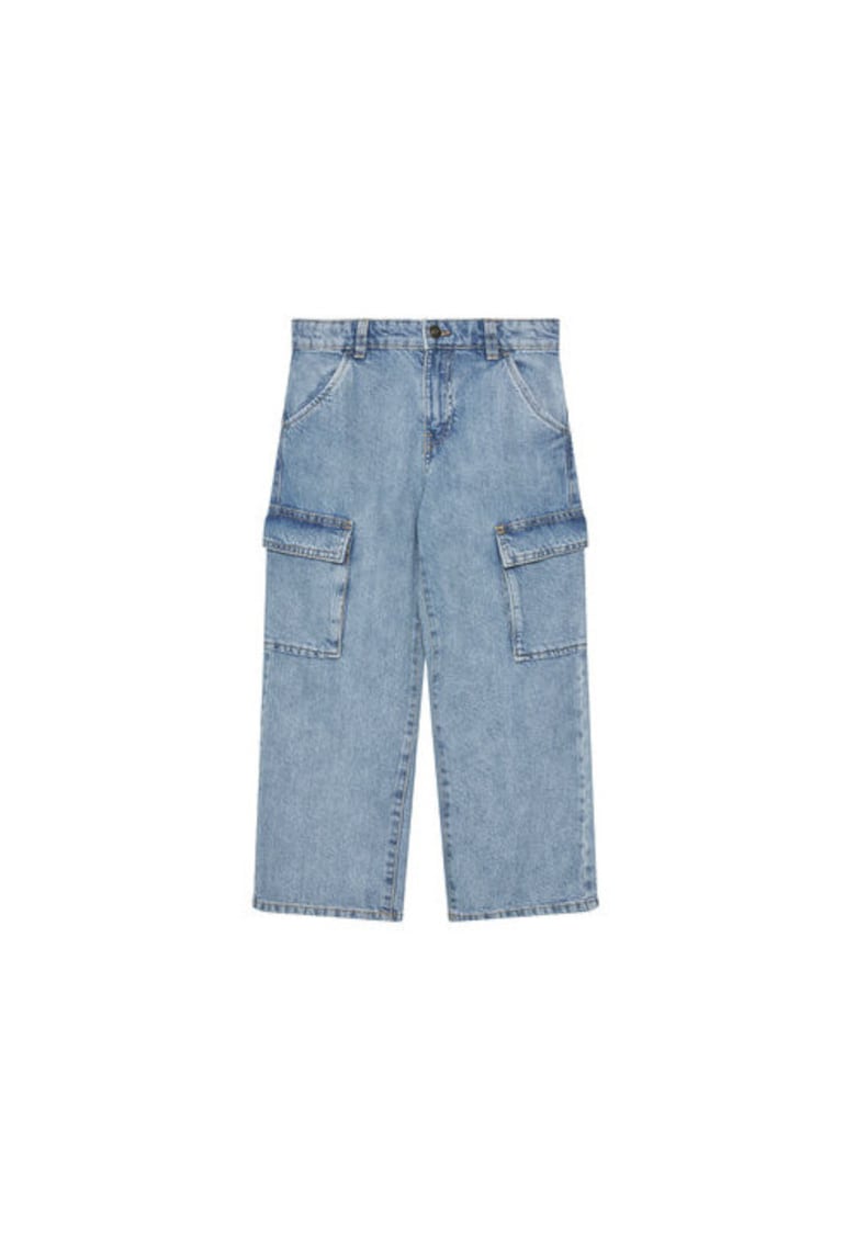 Pantaloni baieti  4R76CE041 - Bumbac - Albastru - Albastru