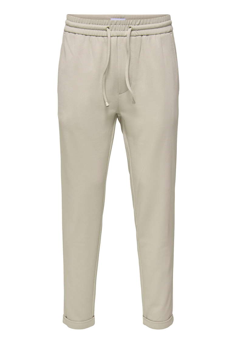 Pantaloni barbati  Sons - 22029924 - Poliester/Viscoza - Bej - Bej