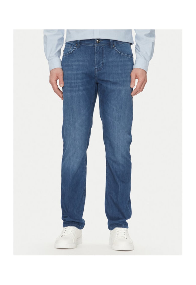 Pantaloni barbati  10015801 30046824 - Bumbac/Lyocell - Albastru - Albastru