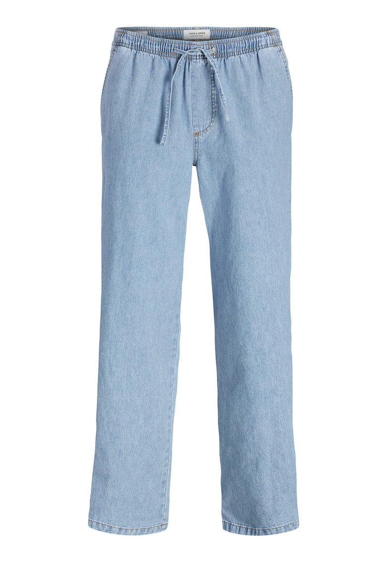 Pantaloni barbati Jack Jones - 12270255 - Bumbac - Albastru - Albastru