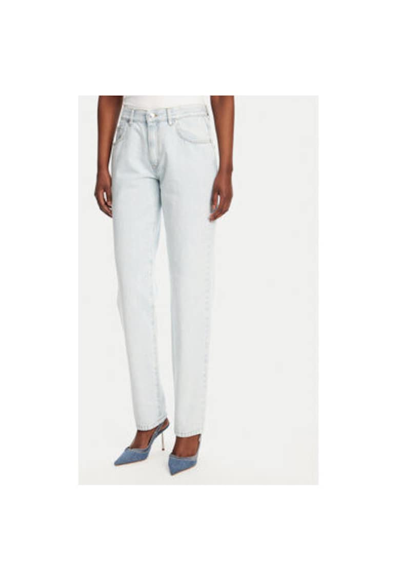 Pantaloni dama  53-8040 - Bumbac - Albastru - Albastru