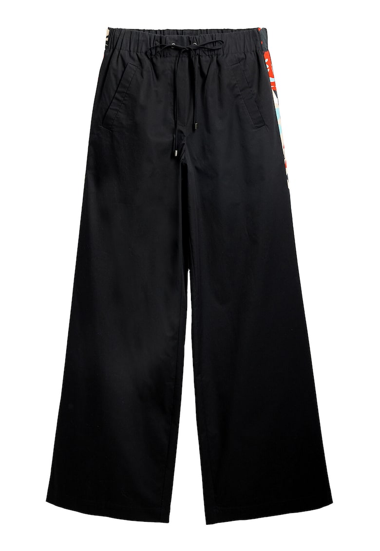 Pantaloni dama  25SWPW19 - Bumbac - Negru - Negru