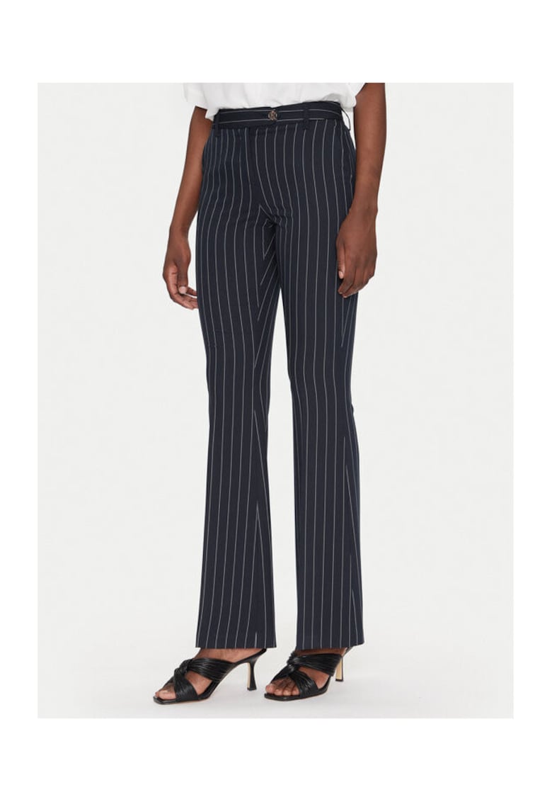Pantaloni dama  FR25SVA004W761D4 - Poliester/Viscoza - Bleumarin - Bleumarin