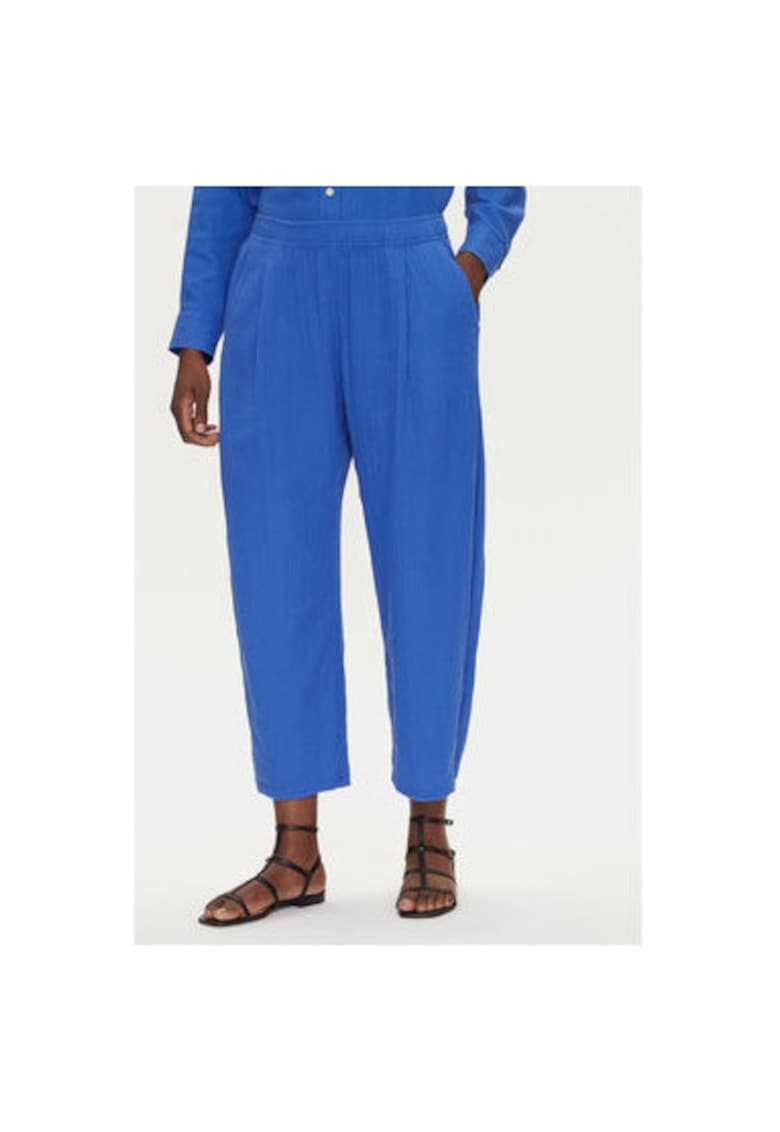 Pantaloni dama  713952-05 - Bumbac - Albastru - Albastru