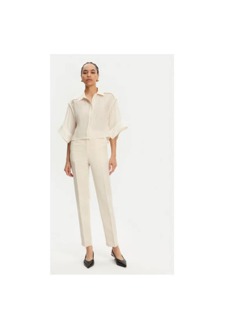 Pantaloni dama  25E251PA1381709 - Viscoza/In - Bej - Bej