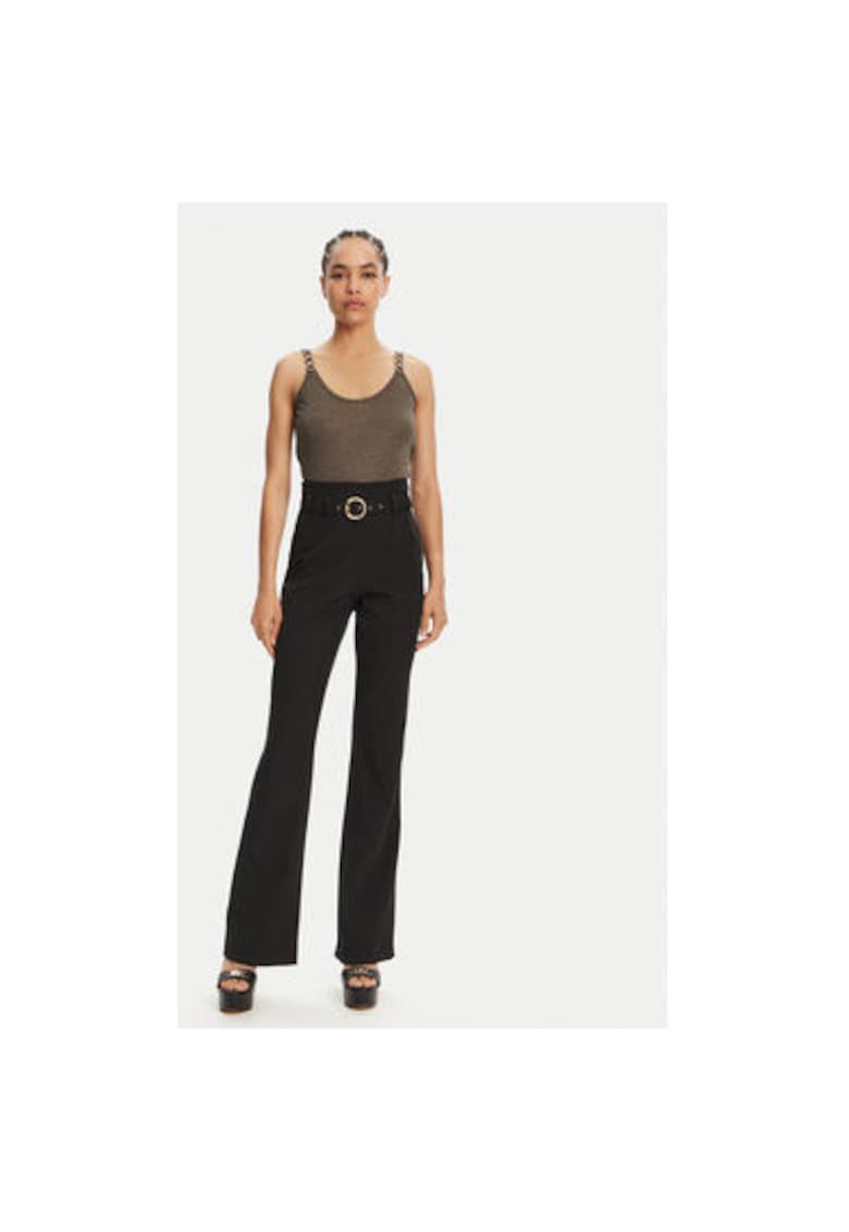 Pantaloni dama  78PAA130 N0450 - Poliester - Negru - Negru