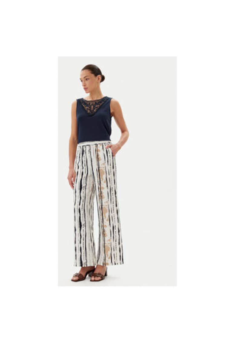 Pantaloni dama  15339132 - Viscoza/Nylon - Alb - Alb