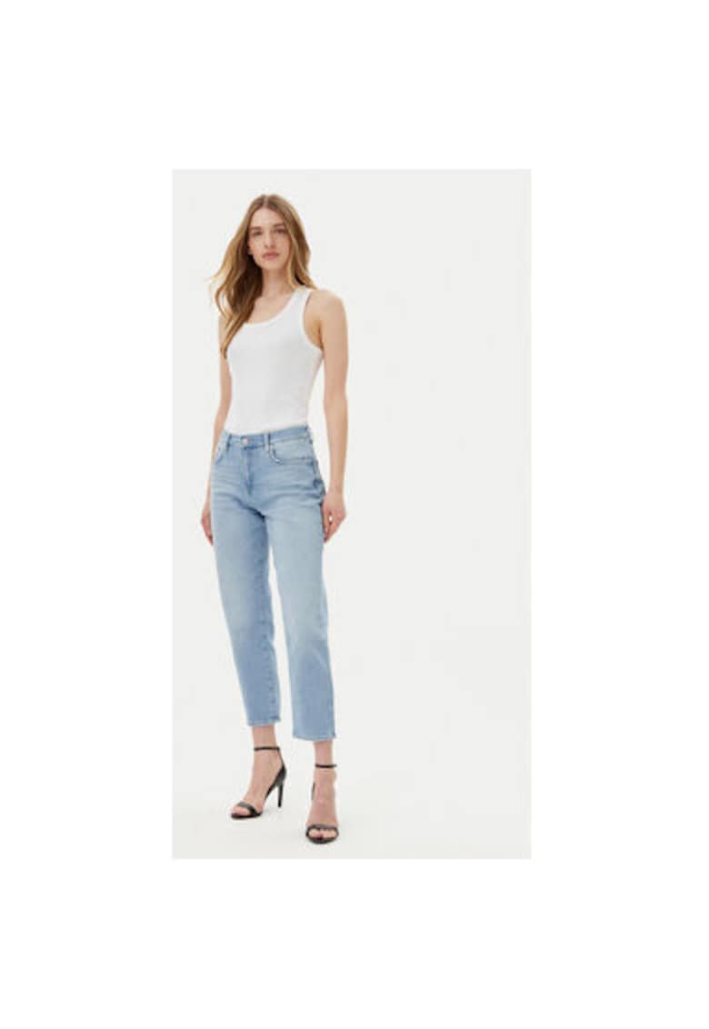 Pantaloni dama  10018710 30046163 - Bumbac/Poliester - Albastru - Albastru