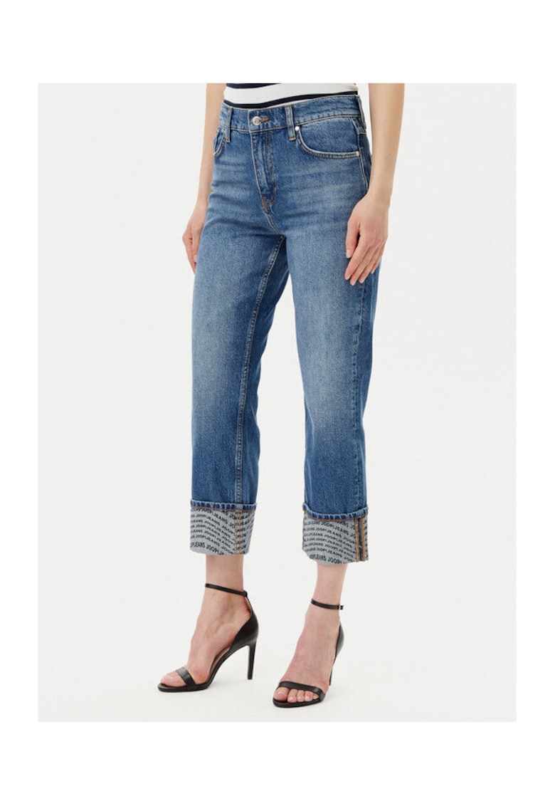 Pantaloni dama Joop Jeans - 10019647 30046438 - Bumbac - Albastru - Albastru
