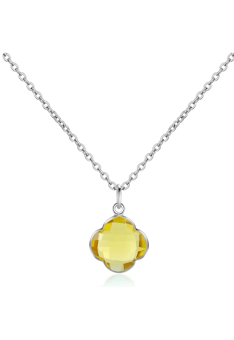 Oferte la Colier cu pandantiv topaz Capucine 29581 - Argintiu