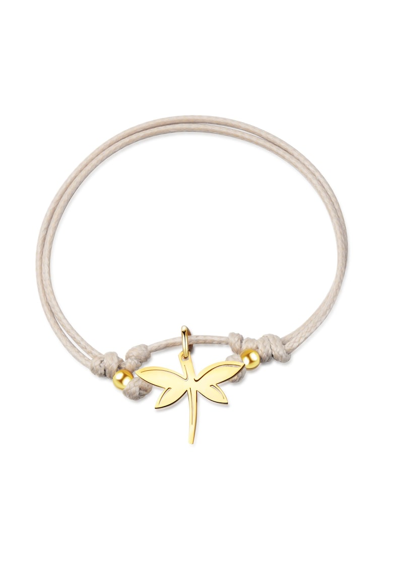Oferte la Bratara-snur cu talisman libelula Libellule - Auriu