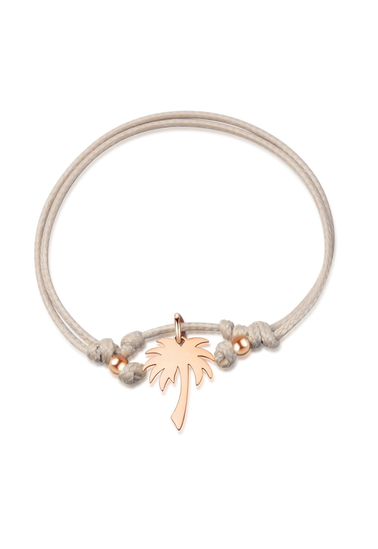 Oferte la Bratara-snur cu talisman palmier Palmier - Auriu rose