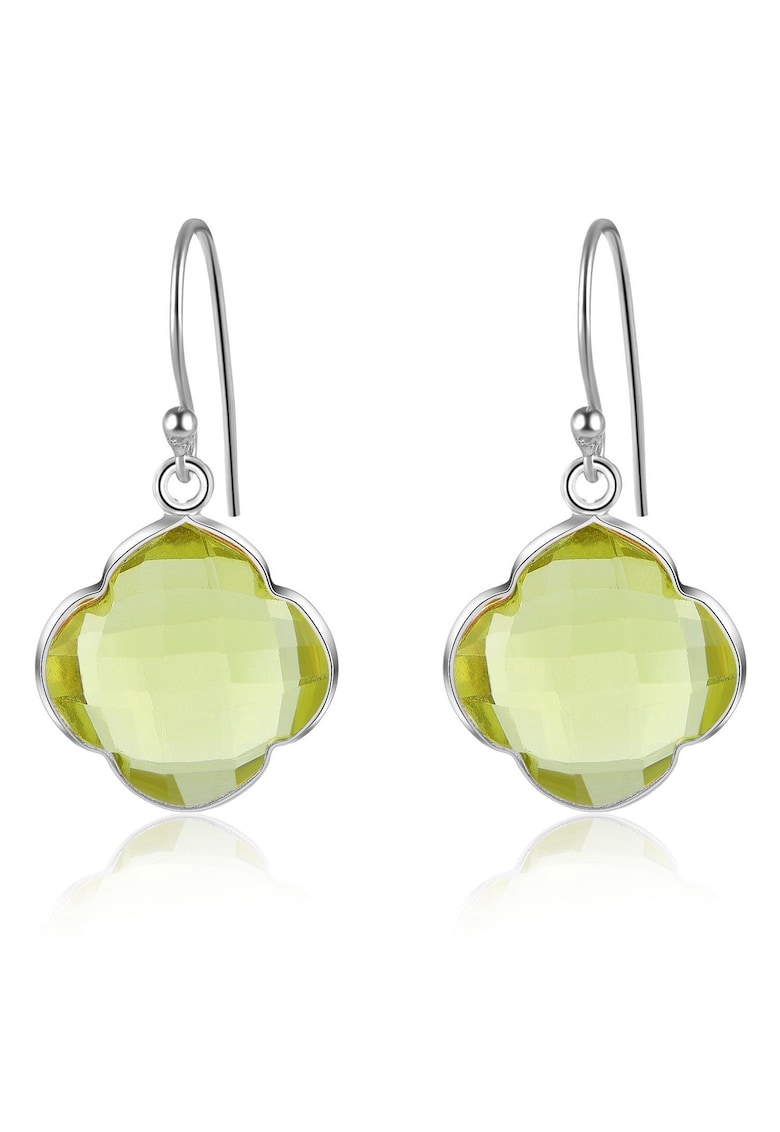 Oferte la Cercei de argint veritabil cu quartz Capucine - Argintiu
