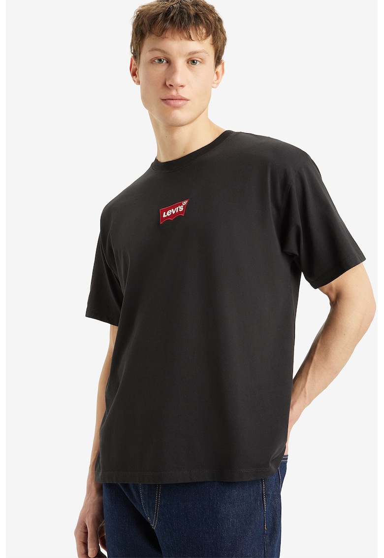 Youth Tricou lejer cu logo - Rosu/Negru