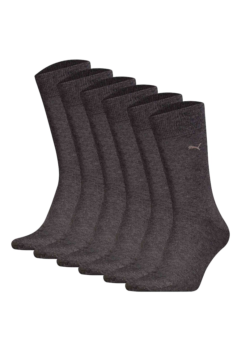 Set de 6 perechi de sosete lungi - Gri