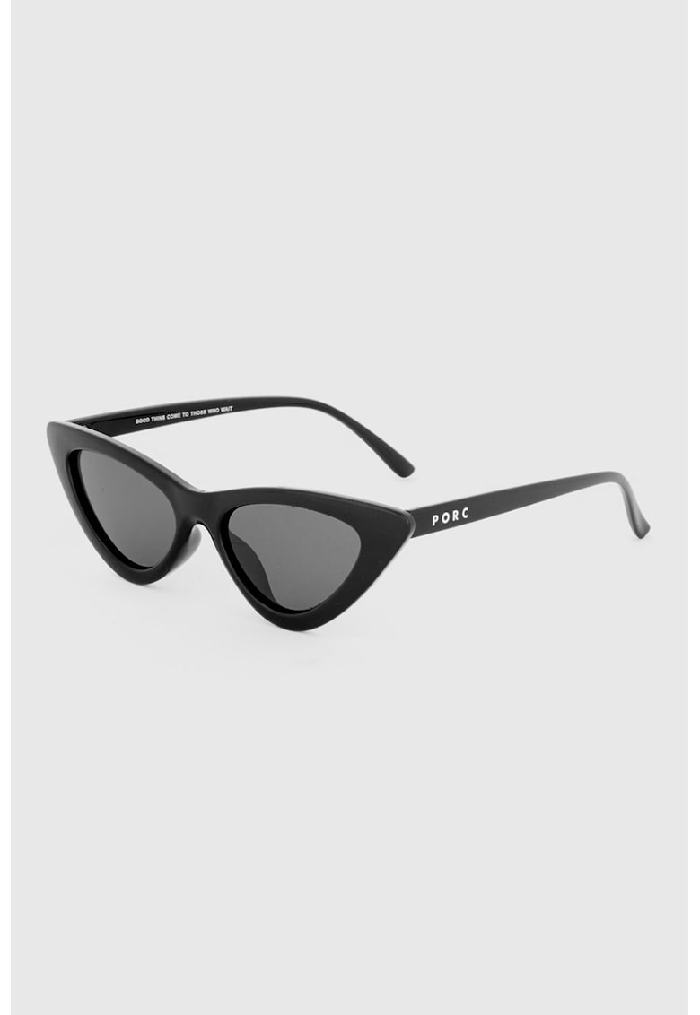 Ochelari de soare cat-eye cu lentile polarizate Wicked - Negru