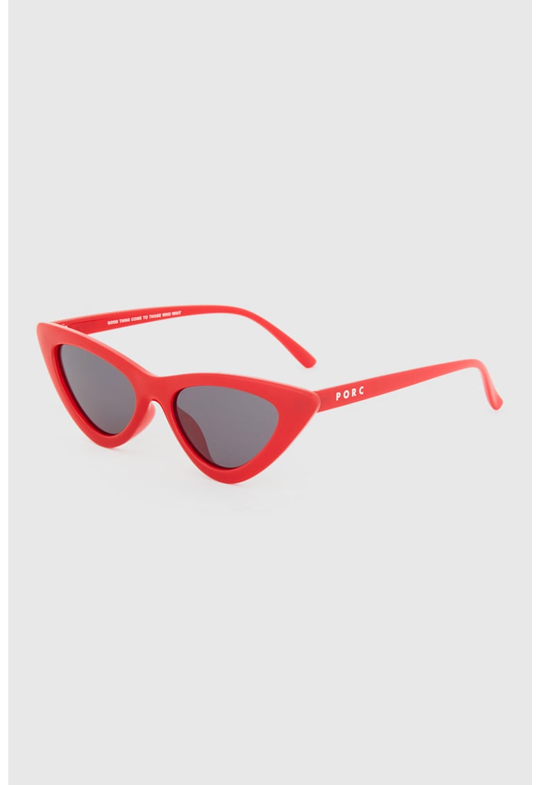 Ochelari de soare cat-eye cu lentile polarizate Wicked - Rosu