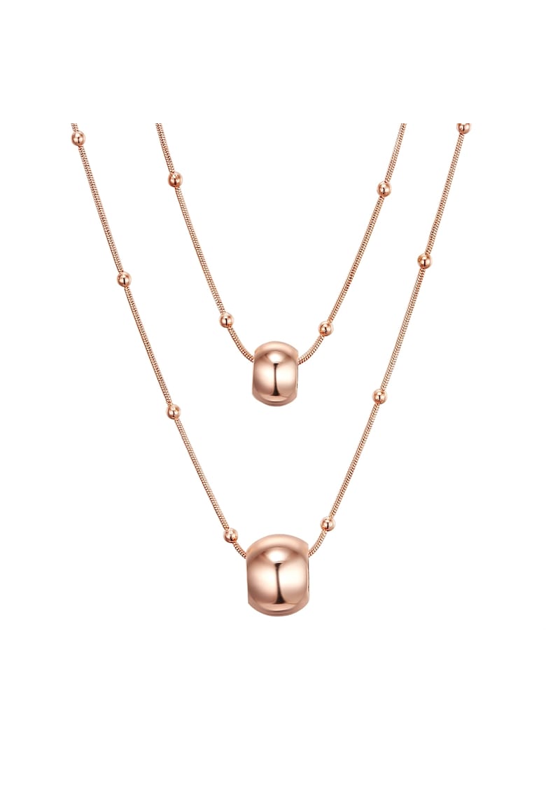 Colier stratificat placat cu aur de 14K - Auriu rose