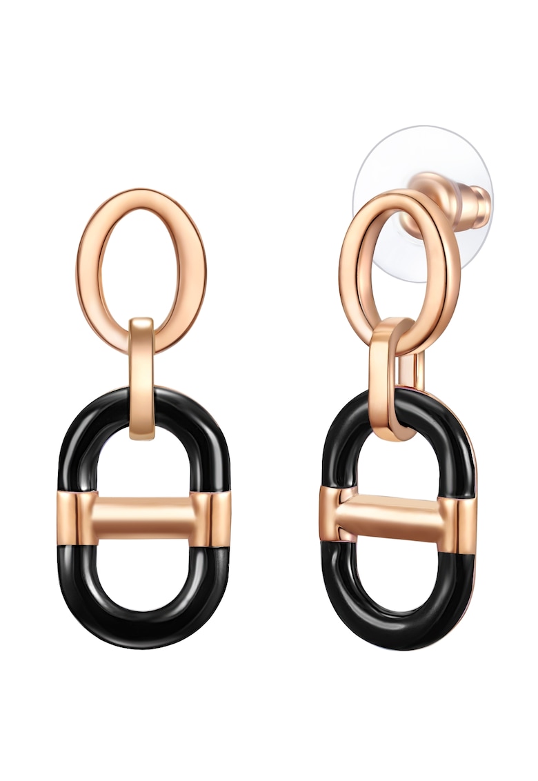 Cercei placati cu aur de 14K - Auriu rose