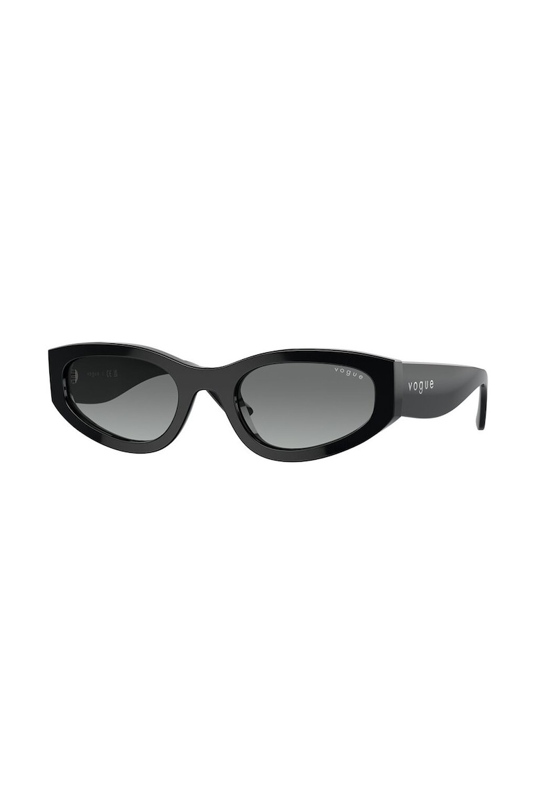Ochelari de soare cat-eye cu lentile in degrade - Negru