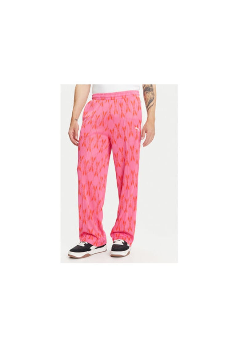 Pantaloni de trening barbati  631492 - Poliester reciclat - Roz - Roz