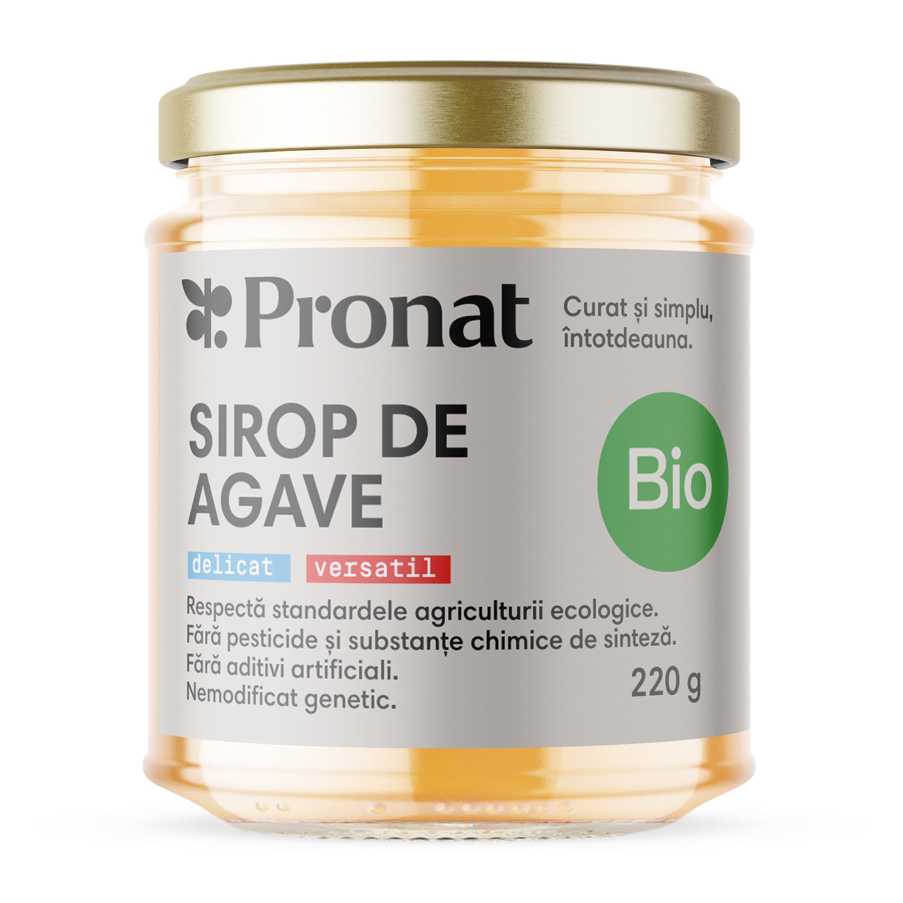 Sirop bio de agave, 220g Pronat