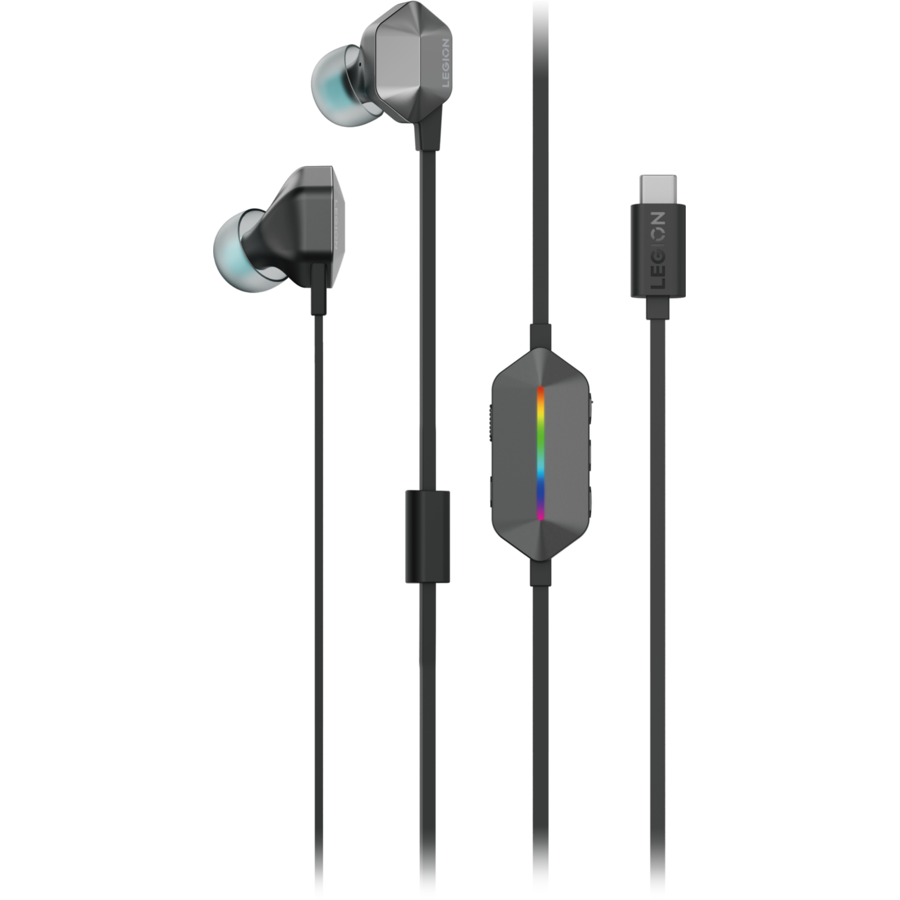 Casti Gaming cu Fir Legion E510 7.1 RGB USB-C Gri