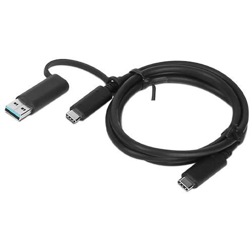 Cablu Date Hybrid  USB-C USB-A 10000Mbps  Negru
