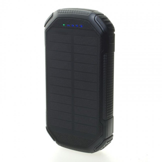 Acumulator Extern PowerNeed 20000mAh 1W Solar Panel Negru